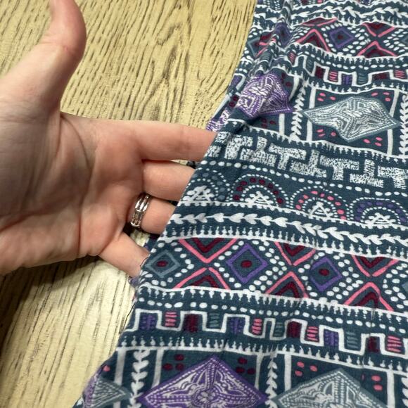 Loveappella Purple Geometric‎ Print Mini Dress - Picture 6 of 10